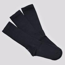 Kit Meia Lupo Sport Walk Cano Longo 3 Pares Preta Kit Meia Lupo Sport Walk Cano Longo 3 Pares Preta