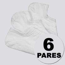 Kit Meia Lupo Sport Walk Sapatilha 6 Pares Branca