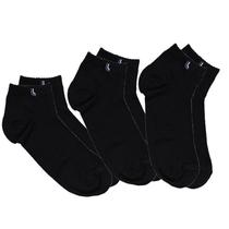 Kit Meia Lupo Walk Cano Curto 3 Pares Preta Kit Meia Lupo Walk Cano Curto 3 Pares Preta