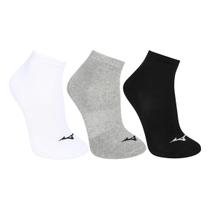 Kit Meia Mizuno Cano Curto Prime 3 Pares Kit Meia Mizuno Cano Curto Prime 3 Pares