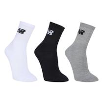 Kit Meia New Balance Cano Longo c/ 3 Pares Feminina