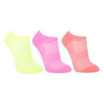 Kit Meia Olympikus Sem Cano Neon 3 Pares Feminino Kit Meia Olympikus Sem Cano Neon 3 Pares Feminino
