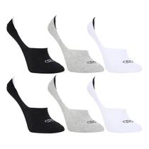 Kit Meia Olympikus Tri Ultra Invisível C/ 6 Pares