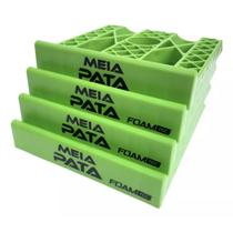 Kit Meia Pata 4 Rampas Foamtec Piso Comum Verde Limpeza Pneus
