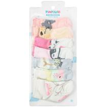 Kit Meia Pimpolho Semana Feminino 0 á 15 Estampadas 300387 Kit Meia Pimpolho Semana Feminino 0 á 15 Estampadas 300387