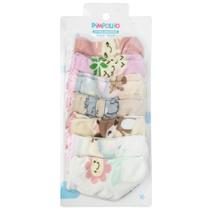 Kit Meia Pimpolho Semana Feminino 0 á 15 Estampadas 300387