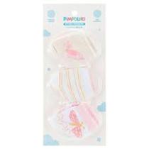 Kit Meia Presente Feminina Pimpolho Passarinho E Borboleta Com 3 Pares TAM 00 A 15 Kit Meia Presente Feminina Pimpolho Passarinho E Borboleta Com 3 Pares TAM 00 A 15