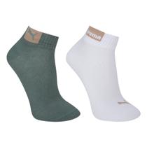 Kit Meia Puma Cano Baixo Esportiva C/ 2 Pares Masculina