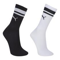 Kit Meia Puma Cano Longo Esportiva 2 Pares Masculina