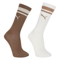 Kit Meia Puma Cano Longo Esportiva C/ 2 Pares Masculina Kit Meia Puma Cano Longo Esportiva C/ 2 Pares Masculina