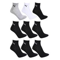 Kit Meia Puma Cano Médio C/9 Pares Masculina Kit Meia Puma Cano Médio C/9 Pares Masculina
