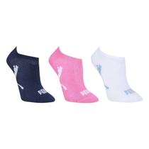 Kit Meia Puma Invisível Esportiva C/ 3 Pares Feminina Kit Meia Puma Invisível Esportiva C/ 3 Pares Feminina