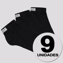 Kit Meia Puma Sapatilha 9 Preta Kit Meia Puma Sapatilha 9 Preta