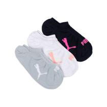 Kit Meia Puma Sapatilha Feminina Esportiva 3 Pares 34/39 Kit Meia Puma Sapatilha Feminina Esportiva 3 Pares 34/39