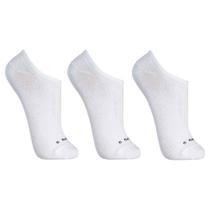 Kit Meia Sapatilha Básica Branca - 3 pares - Lupo Branco Kit Meia Sapatilha Básica Branca - 3 pares - Lupo Branco