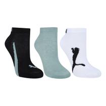 Kit Meia Sapatilha Infantil Puma C/ 3 Pares Menino Kit Meia Sapatilha Infantil Puma C/ 3 Pares Menino
