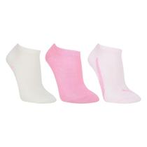 Kit Meia Sapatilha Puma Esportiva C/ 3 Pares Feminina Kit Meia Sapatilha Puma Esportiva C/ 3 Pares Feminina
