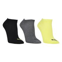 Kit Meia Sapatilha Puma Esportiva C/ 3 Pares Masculina Kit Meia Sapatilha Puma Esportiva C/ 3 Pares Masculina