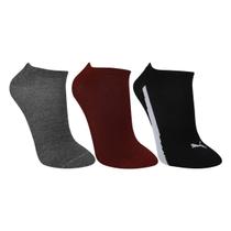 Kit Meia Sapatilha Puma Esportiva C/ 3 Pares Masculina