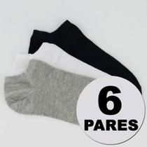 Kit Meia Selene Sapatilha 6 Pares Kit Meia Selene Sapatilha 6 Pares