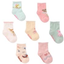 Kit Meia Semaninha Estampada Tam 16-20 com 7 pares Pimpolho - Kit Meia Semaninha Estampada Tam 16-20 com 7 pares Pimpolho -