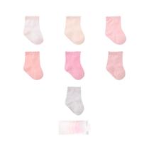 Kit Meia Semaninha Menina c/ 7 pares 00-15 - Pimpolho