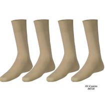 Kit Meia social masculina Meianyl Lupo 4 pares