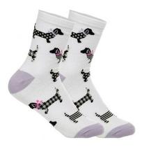 Kit Meia Soquete Feminina Keny 3 Pares - Algodão Kit Meia Soquete Feminina Keny 3 Pares - Algodão