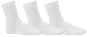 Kit Meia Soquete Infantil Juvenil Lisa Com 3 Pares Ogochi Cano Médio 23476