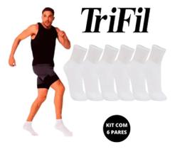 Kit Meia Trifil Cano Médio 3 Pares Masculino T08721