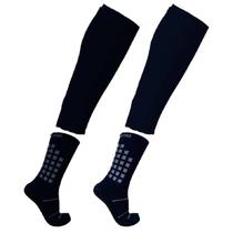 KIt Meião Cortado e Meia Multi Esportes Vistho - Preto