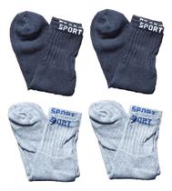 Kit Meias 6 Pares Cano Alto Longo Meias Grossas Confortável - Kit Meias 6 Pares Cano Alto Longo Meias Grossas Confortável -