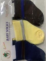 Kit Meias Bebê 03 Pares Comfort Nice Cotton Kit Meias Bebê 03 Pares Comfort Nice Cotton