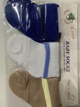 Kit Meias Bebê 03 Pares Comfort Nice Cotton Kit Meias Bebê 03 Pares Comfort Nice Cotton