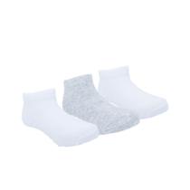 Kit Meias Cano Baixo 3 Pares 21-25 Unissex Pimpolho Kit Meias Cano Baixo 3 Pares 21-25 Unissex Pimpolho