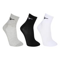 Kit Meias Cano Médio Mizuno Basic 3 Pares