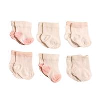 Kit Meias Colorida Básica 6 Pares Recém Nascido Marca Totó