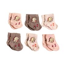Kit Meias Dinossauros 6 Pares Recém Nascido Marca Totó