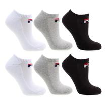 Kit Meias Fila Cano Curto Light 6 pares