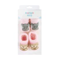 Kit Meias RN Feminino Pimpolho 2 Pares Conforto