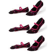 Kit Meias Sapatilha Feminina 03 Pares Antiderrapante Pilates Resistente Alta Qualidade Dallf Kit Meias Sapatilha Feminina 03 Pares Antiderrapante Pilates Resistente Alta Qualidade Dallf