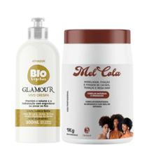 Kit Mel Cola 1kg + Ativador Vivo Crespa Bio Glamour 300ml Kit Mel Cola 1kg + Ativador Vivo Crespa Bio Glamour 300ml