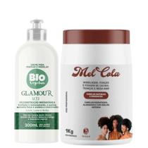 Kit Mel Cola 1kg + Creme de Pentear UTI Bio Glamour 300ml - Trihair