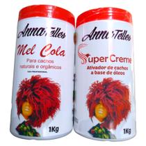 Kit Mel Cola 1kg + Super Creme 1kg Cachos Naturais Orgânicos - Anna Telles