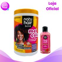 Kit Mel Cola SOS 1 kg + Óleo Multifuncional Morango 60ml