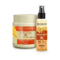 Kit Mel Nutritivo Bio Extratus Cabelos Banho de Creme 250g + Umectante