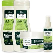 Kit Melaço De Cana Shampoo + Condicionador + Máscara 250ml + Spray 100ml Bothanico