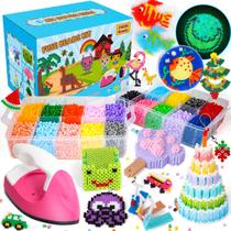 Kit Meland Fuse Beads 24.000 unidades, 24 cores, 5 mm, com mini ferro