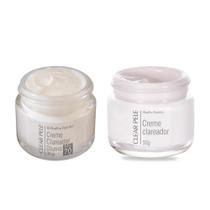 Kit Melasma Creme Clareador Diurno Fps 70 e Creme Clareador Noturno Clear Pele
