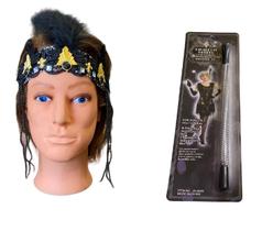 Kit Melindrosa Luxo + Varinha Cigarrete Fantasia Anos 60 Kit Melindrosa Luxo + Varinha Cigarrete Fantasia Anos 60